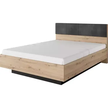 Ložnicová sestava Postel 160 TALLY řemeslný dub/antracit