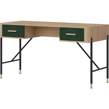 Kancelářská sestava Psací stůl Dante DT23 dub cremona/zelená