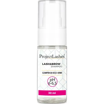 ProjectLashes Profesionální šampon na řasy a obočí 30 ml NÍZKÉ pH 6-6,5