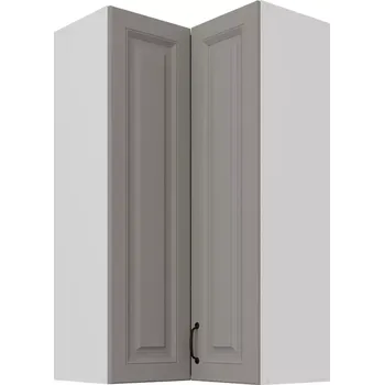 Kuchyňská skříňka Stilo claygrey/bílý 60x60 GN-108 2F (90°)