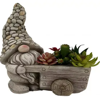 Zahradní dekorace Trpaslík s květináčem UA02-2302036