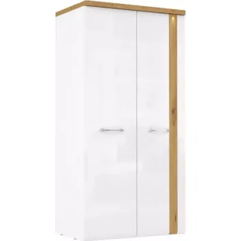 Kancelářská sestava Skříň Tuluza 100cm Bílý/Dub Artisan