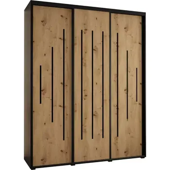 Předsíňová stěna Skříň 45 Canaris 12 200 černá/artisan/černá