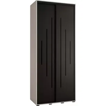 Předsíňová stěna Skříň 45 Canaris 12 120 bílá/černá/černá