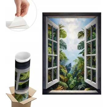 Fototapeta Samolepící Fototapeta do Kanceláře nebo Pracovny 94x130 cm Okno s Motivem Monstery