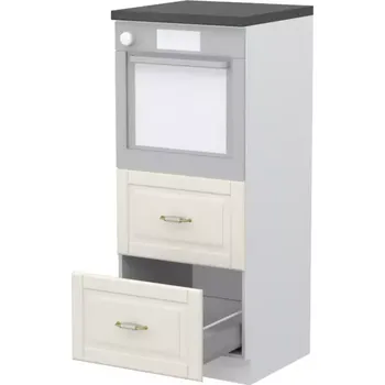 Kuchyňská skříňka Kuchyňská skříňka Evergreen K14-60-2MB/4 ivorymat