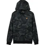 Pánská mikina FOX Fox Head Camo Fleece Po, Black Camo - S