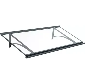 Stříška nad vchodové dveře STYLE antracit 120x54cm