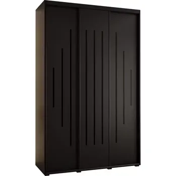 Předsíňová stěna Skříň 45 Canaris 12 180 černá/černá