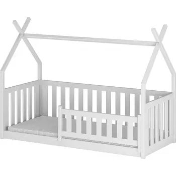 Ložnicová sestava Posteľ Domček Bodzio 80x160 white