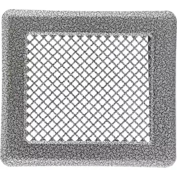 Větrací mřížka Krbová mŕížka antické stříbro 175x195