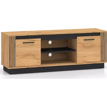 Obývací stěna Tv stolek Urso 08 dub craft zlatá/černá