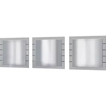 Zrcadlo Zrcadlo Linn 60 cm set, bílá / černá