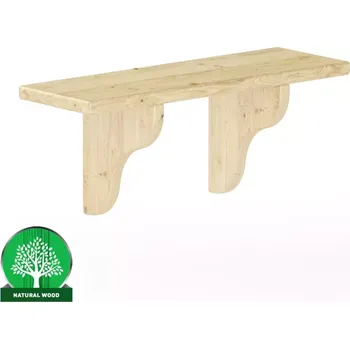 Obývací stěna Polička borovice PK122-60x25x20 přírodní