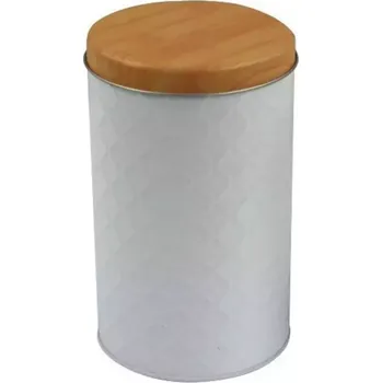 Koupelnový nábytek Met plechovka kulatá vysoká 10x18 cm