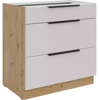 Kuchyňská skříňka Kuchyňská skříňka Solea cashmere/artisan 80D 3S BB