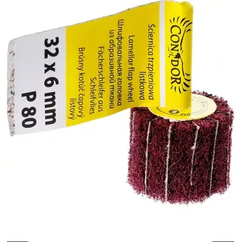 Brusný kotouč Brusný kotouč lamelový, 32 x 6 mm, P 80, Condor