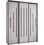 Skříň 45 Canaris 12 190 bílá/černá