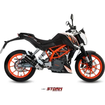 Auto-moto Výfuk kompletní 1x1 STORM GP KT.012.LXSB Černá ocel