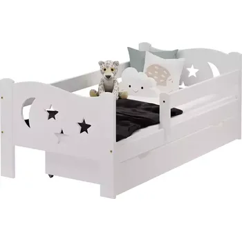 Ložnicová sestava Postel Mikołaj 80x160 bílá mat