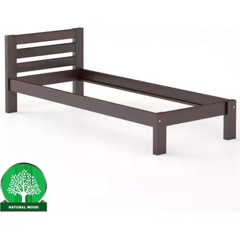 Ložnicová sestava Postel Borovice Lk127–80x200 ořech