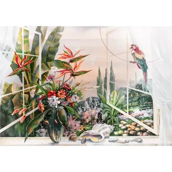 Obraz Obraz Canvas 60x80 ST659 Green Window CA-13936