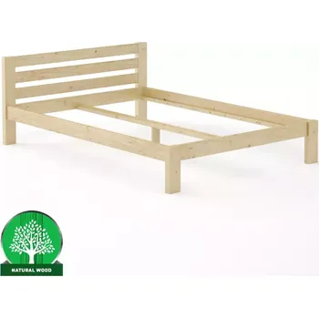 Ložnicová sestava Postel borovicová LK105–140x200 syrová