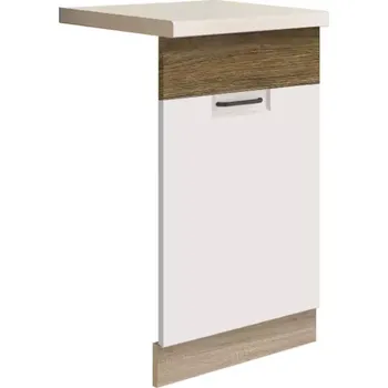 Dvířka na vestavnou myčku Favorit ZM45 sonoma/white/ribbeck