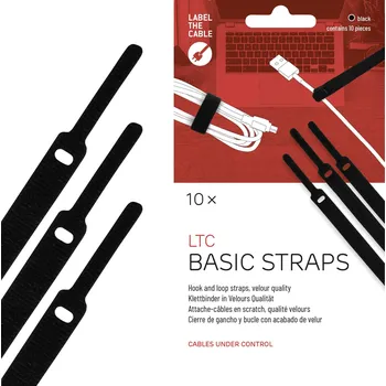 DJ technika lepicí kabelová spona Label the Cable LTC 1110 černá