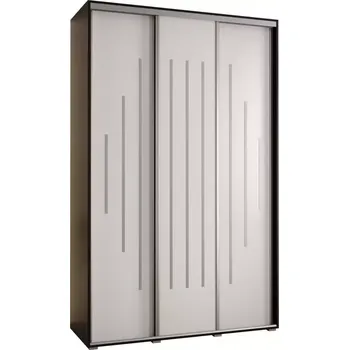 Předsíňová stěna Skříň 45 Canaris 12 160 černá/bílá/silver