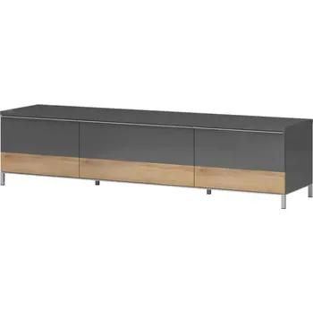 Obývací stěna Tv Stolek Onyx TV180-2K1F/ON anthracite/pacific walnut