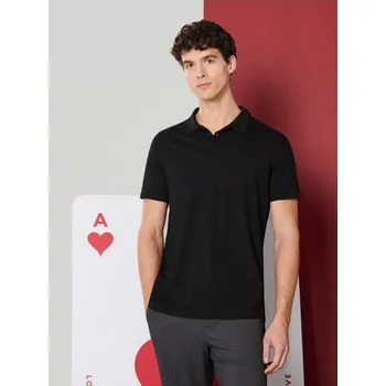 Sinsay - Polo - černá - 553EY-99X - 553EY-99X-2XL