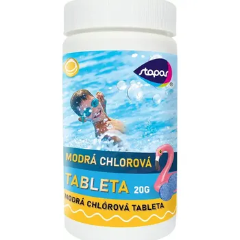 Bazénová chemie Stapar chlorové tablety modré 20g-1 kg