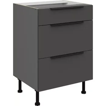 Kuchyňská skříňka Aria GR/ANT Anti Fingerprint 60d 3s Bb