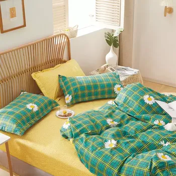 Povlečení Povlečení z bavlněného saténu ALBS-01236B 140x200 Lasher