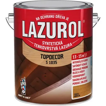 lazura Lazurol Topdecor ořech 2,5L