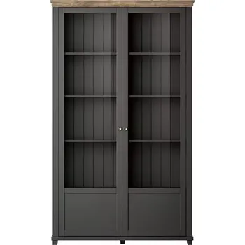 Vinotéka Vitrína 2d Evora 13 Dub Lefkas/Zelená