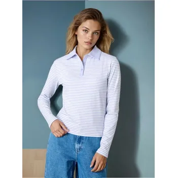 Sinsay - Bavlněné polo tričko - světle modrá - 995GZ-50X - 995GZ-50X-XS