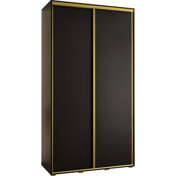 Předsíňová stěna Skříň 45 Canaris 1 140 černá/gold