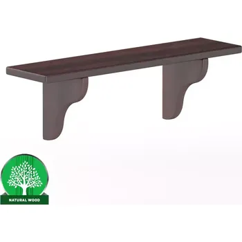 Obývací stěna Polička borovice PK121-80x25x20 ořech