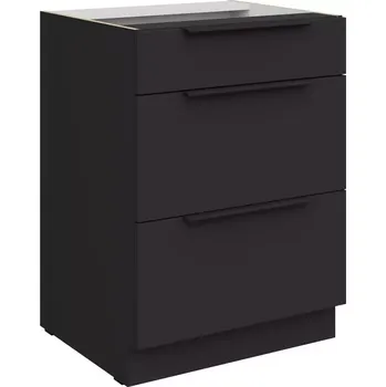 Kuchyňská skříňka Kuchyňská skříňka Aria BL/BL Anti Fingerprint 60d 3s Bb