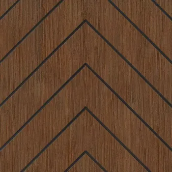 Obklad Frézovaný panel Quadro Abeto wenge 40x40 cm MDF