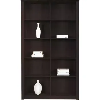 Kancelářská sestava Regál Finezja 120 cm Dub Sonoma Čokoláda