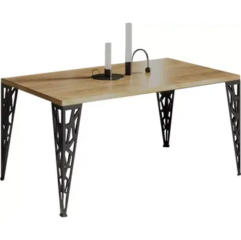 Obývací stěna Konferenční stolek Monza 100 dub złoty craft