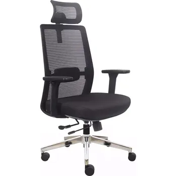 Kancelářská sestava Otáčecí křeslo Prospero síťovina černá