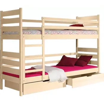 Ložnicová sestava Postel Darek 190x80 Přírodní borovice