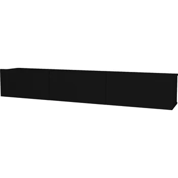 Televizní stolek TV stolek Vihti 180x31x29,5 cm Černý [en.casa]