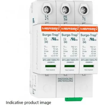 Přepěťová ochrana Přepěťová ochrana, řada: STPT2 40kA Zásuvka