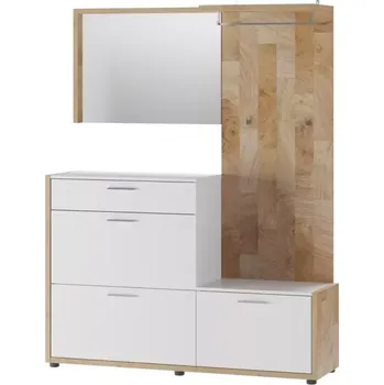 Předsíňová Stěna Nolan 146cm Dub Westmister/Bíly