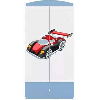 Ložnicová sestava Skříň Babydreams modrá - Auto